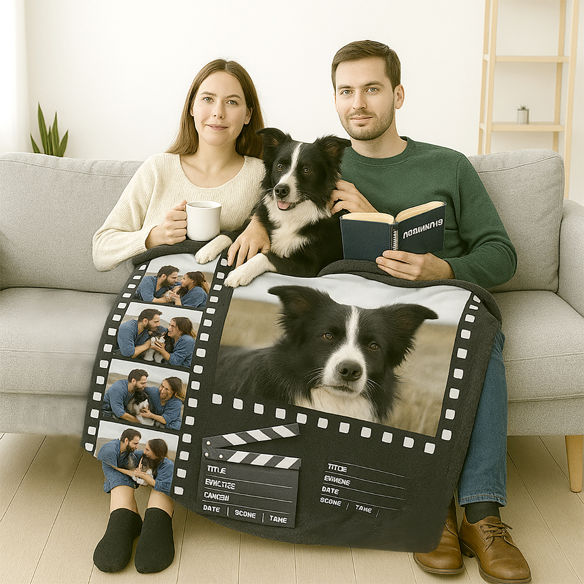 LPGYYU Plaid Coperta Personalizzata con Foto, Coperta Personalizzata, Plaid Personalizzato con Foto, Coperta Personalizzabile Regalo Migliore Amica, Papà, Mamma, Compleanno, Matrimonio, Bimbo, Natale