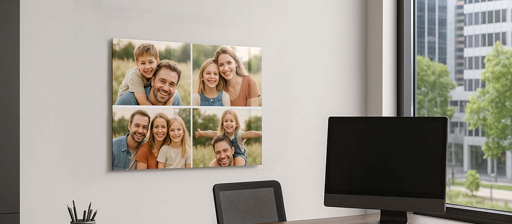 collage plexiglass per ambiente professionale